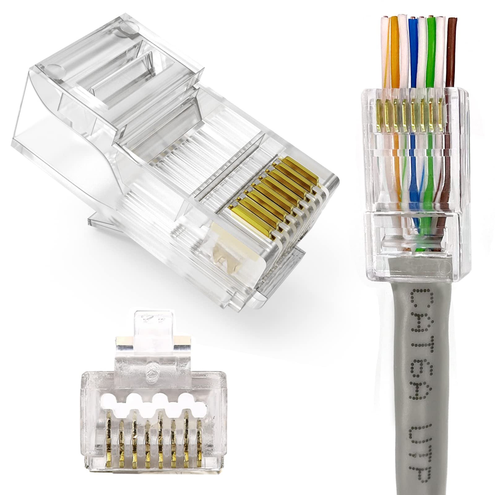 Connecteur rj45 Pass-through