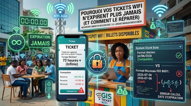 Pourquoi vos tickets WiFi n'expirent plus jamais (et comment le réparer)